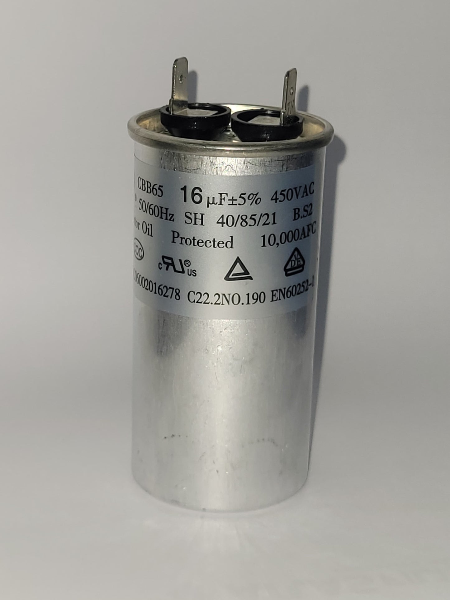 CAPACITOR - CONDENSADOR 16 UF 450 VAC / 189153