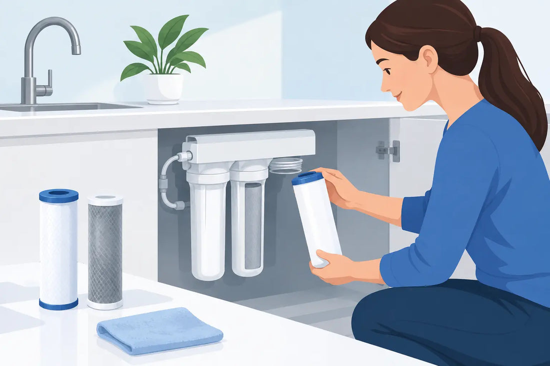 Cómo cambiar cartucho de filtro doméstico