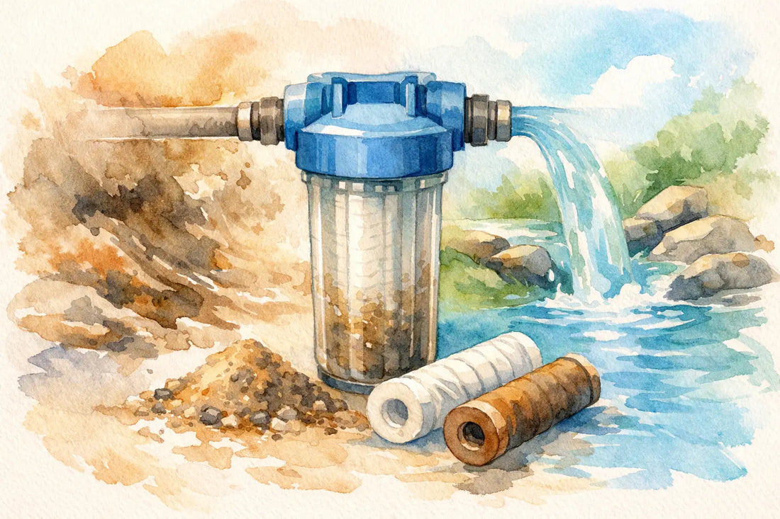 Cómo elegir un filtro para sedimentos en agua