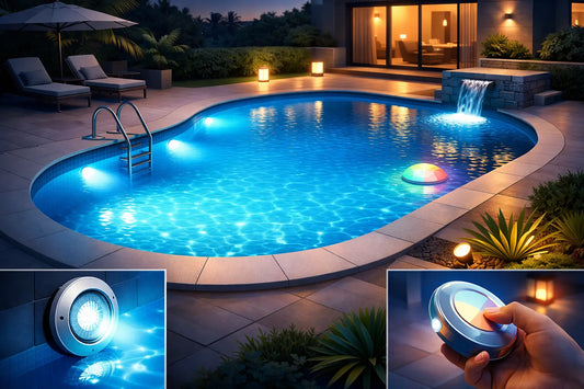Cómo iluminar piscina con LED de forma segura