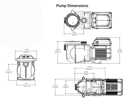 BOMBAS SUPER FLO 1.5 HP -208-230 V