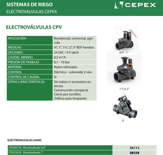 VALVULA SOLENOIDE 1" - 210 24 AC / 56114