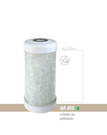 Cartucho rellenable con cristales de Polifosfato 4.5"x20"