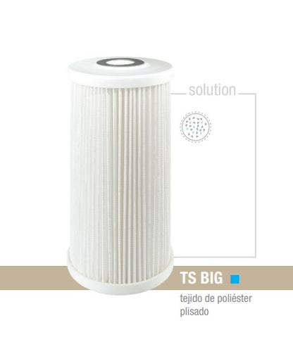 Cartucho plegado 50 micras 4.5"x10"