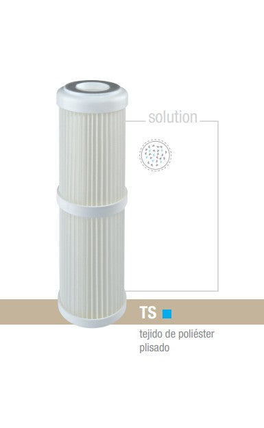Cartucho plegado 50 micras 2.5"x10"
