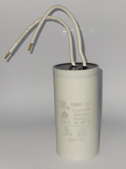 CAPACITOR - CONDENSADOR 12 UF CON CABLE 450 VAC / 199800