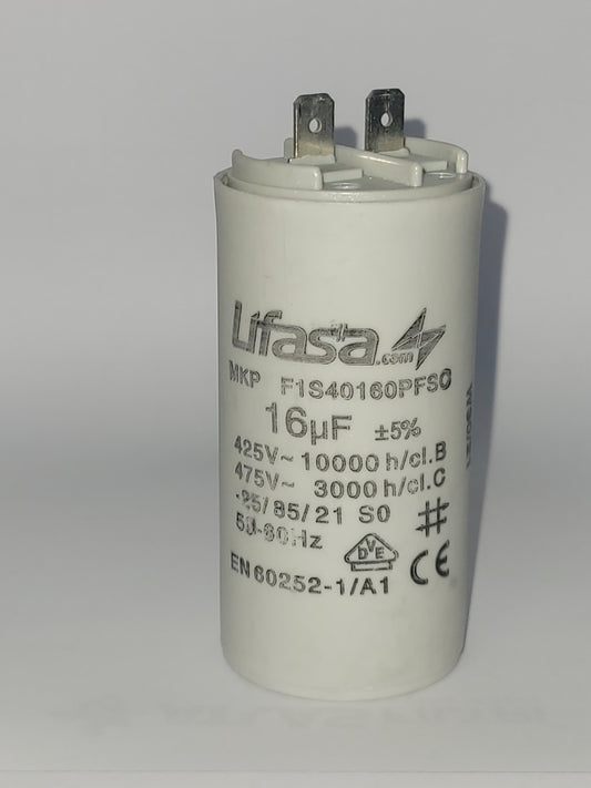 CAPACITOR - CONDENSADOR 16 UF 475 VAC / 2062