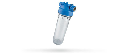 Carcasa para filtro transparente - MONO 2.5"x10", 3/4" NPT