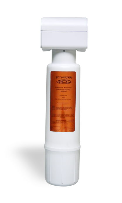 Filtro alcalino para remineralizar el agua después de osmosis inversa y subir pH