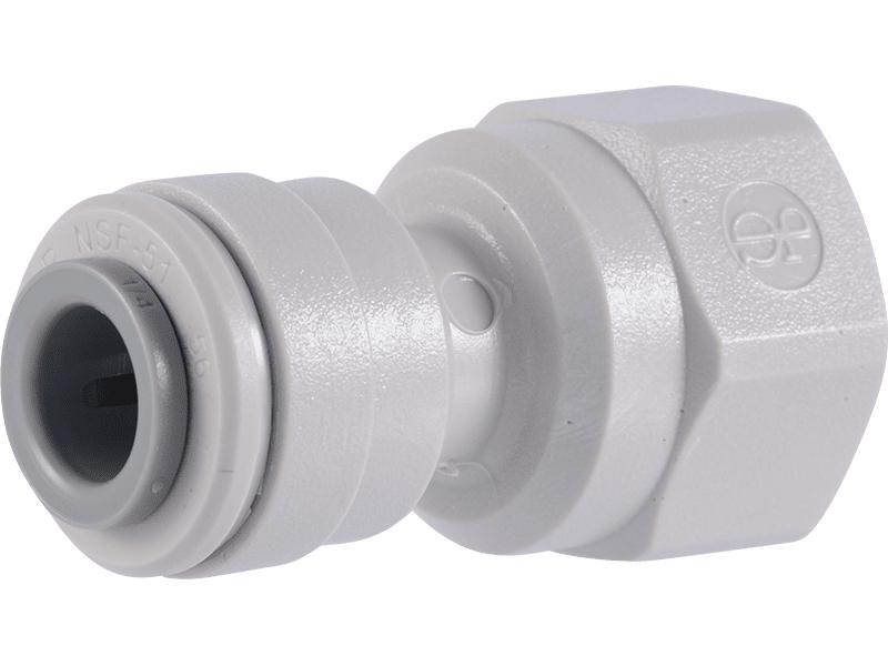 CONECTOR GRIS HEMBRA 1/4 CTS x 3/8 NPTF