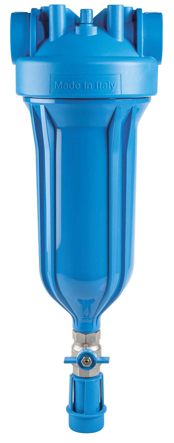 Filtro Auto-limpiante HYDRA  BIG M 1 1/2", malla inoxidable 90 micras, carcasa azul