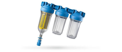 Filtro HYDRA BIG TRIO 1 1/2" NPT - malla inoxidable 90 micras