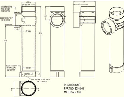 FILTRO PARA ELIMINAR SÓLIDOS GRUESOS EN EFLUENTE DE PLANTAS DE TRATAMIENTO RESIDENCIALES  POLYLOCK / PL-68