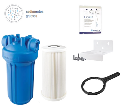 COMBO 6:  Filtración BIG 10 MONO para eliminar sedimentos (50 micras) - punto de entrada