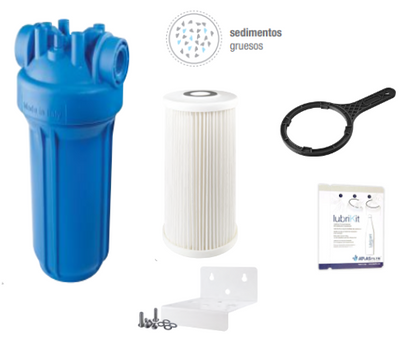 COMBO 7:  Filtración BIG 20 MONO para eliminar sedimentos – 50 micras - Punto de entrada