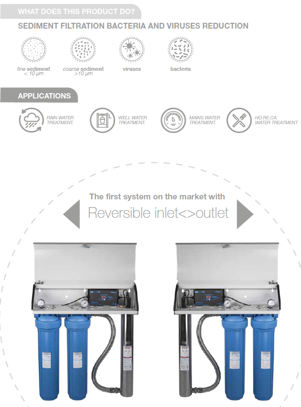 Sistema de Filtración y Desinfección UV BIG F PRO 156