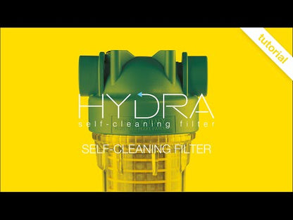 Filtro auto-limpiante HYDRA 3/4" - malla plastica RLH de 90 micras